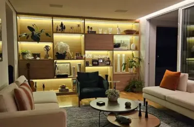 Luxuoso apartamento de 3 quartos com 3 suítes, 2 salas, 4 vagas de garagem no Campo Belo, São Paulo-SP - 222m² de conforto!