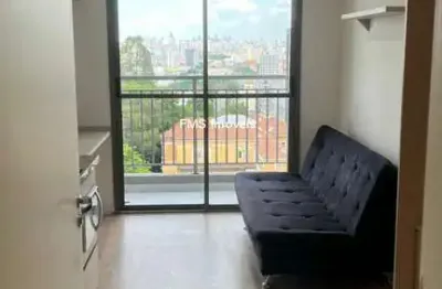Apartamento para locação na Liberdade, São Paulo-SP: 1 quarto, 1 suíte, 1 sala, 2 banheiros, 28m² de área!