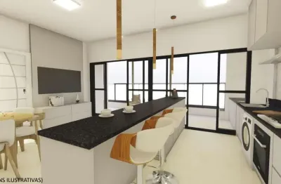 Apartamento tipo para venda em josé menino com 2 quartos, sendo 1 suíte, 75m²