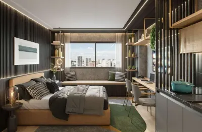 Studio para venda em santo amaro com 1 quarto, 25m²