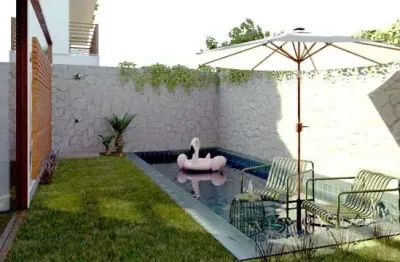 Casa no condomínio blue bay para venda com 4 quartos, sendo 4 suítes, 180m²