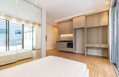 Apartamento garden para venda em moema com 1 quarto, 69m²