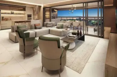 Apartamento tipo para venda em brooklin com 3 quartos, sendo 3 suítes, 142m²