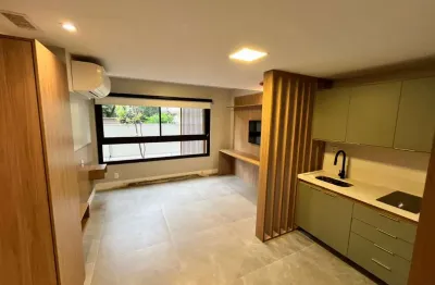Apartamento tipo para venda e locação em moema com 1 quarto, 29m²