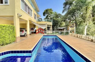 Casa em condomínio fechado com 5 quartos à venda na caneleira, 457, chácara recanto verde, cotia por r$ 2.100.000