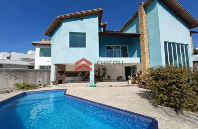 Casa em condomínio fechado com 6 quartos à venda na estr. fernando nobre, 2500, jardim do golf i, jandira por r$ 2.750.000