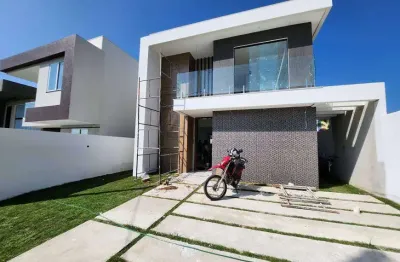 Casa em condomínio fechado com 4 quartos à venda no Abrantes, Camaçari 