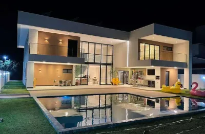 Casa em condomínio fechado com 4 quartos à venda no Abrantes, Camaçari 