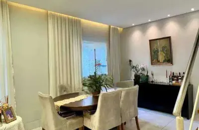 Apartamento de cobertura, 4 quartos, suíte, 152m², 2 vagas