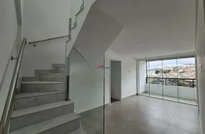 Cobertura duplex para locação, 3 quartos e 3 vagas.