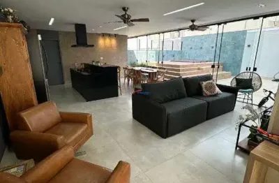 Apartamento garden, 3 quartos, 2 suítes, 3 vagas, espetacular, 115m² int, 120m²ext