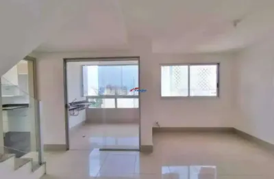 Apartamento de cobertura, 2 quartos, suíte, 3 vagas, p/locação