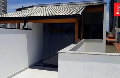 Cobertura com 2 quartos à venda na rua independência, 42, jardim bela vista, santo andré por r$ 615.000