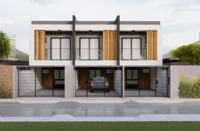 Sobrado geminado no saguaçú com 3 quartos para venda, 114 m²