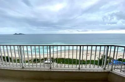 Apartamento frontal mar na barra da tijuca condominio barra palace