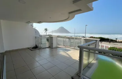 Apartamento com 3 suítes frontal mar na praia do pontal no recreio dos bandeirantes