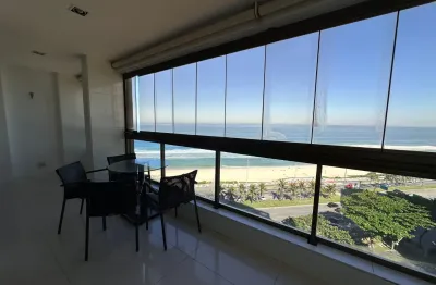 Apartamento com 4 quartos frontal mar na avenida lúcio costa barra da tijuca