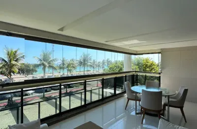 Apartamento reformado frontal mar no waterways na lúcio costa