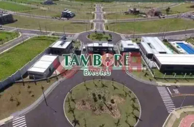 Terreno em condomínio fechado à venda no Residencial Tamboré, Bauru 