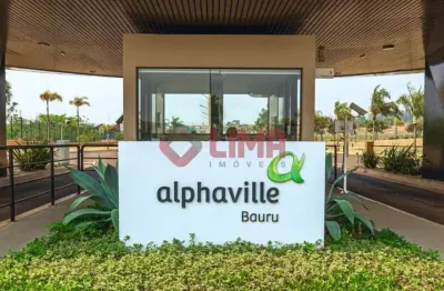 Terreno condominio residencial alphaville - bauru/sp