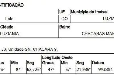 Oportunidade única em luziania - go | tipo: terreno | negociação: venda direta online  | situação: imóvel