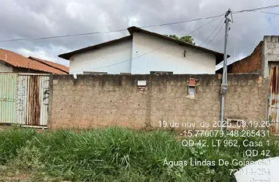 Oportunidade única em aguas lindas de goias - go | tipo: casa | negociação: leilão  | situação: imóvel