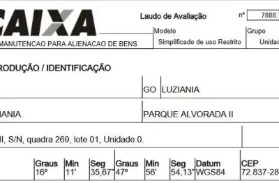 Oportunidade Única em LUZIANIA - GO | Tipo: Terreno | Negociação: Venda Online  | Situação: Imóvel