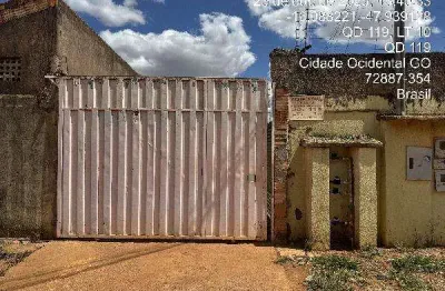 Oportunidade única em cidade ocidental - go | tipo: casa | negociação: leilão  | situação: imóvel