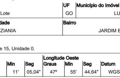 Oportunidade Única em LUZIANIA - GO | Tipo: Terreno | Negociação: Licitação Aberta  | Situação: Imóvel