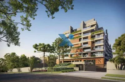 Apartamento garden mobiliado com 2 dormitórios à venda, 170 m² por r$ 2.235.055 - juvevê - curitiba/pr