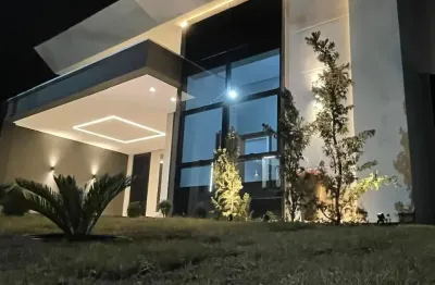 Casa térrea nova com 3 suítes - condomínio florais da mata - região do chapéu do sol