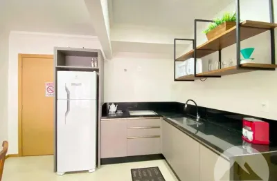 Apartamento com 1 dormitório para alugar, 46 m² - centro blumenau - blumenau/sc