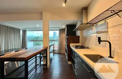 Apartamento com 2 dormitórios para alugar, 87 m² - vila nova - blumenau/sc
