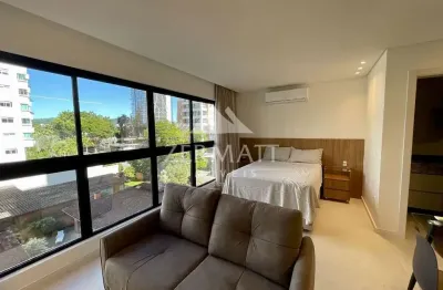 Apartamento com 1 dormitório para alugar, 35 m² por r$ 3.048,00/mês - ponta aguda - blumenau/sc