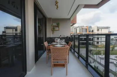 Apartamento mobiliado 2 quartos / 1 suíte, cais eco residência em muro alto