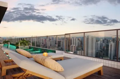 Shopping view rooftop – studio ou 2 quartos para venda com vista incrível em recife