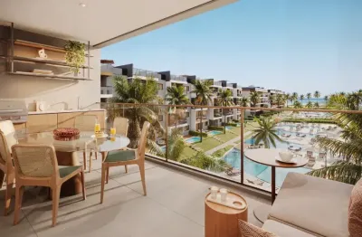 Apartamento beira-mar à venda – praia do cupe, porto de galinhas | 59m² | 2 suítes