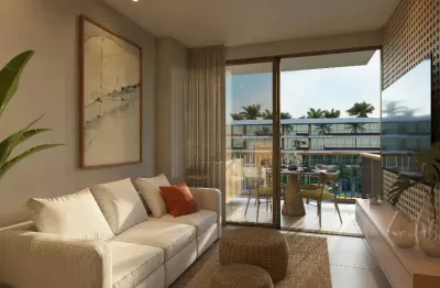 Descanse com estilo em um flat charmoso com vista para o paraíso da praia de carneiros   