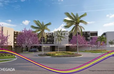 Vendo excelente apartamento em construção localizado em muro alto, com 63,44m² de área útil.