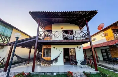 Tamandaré, casa dúplex mobiliada,  200 m², varanda,  5 quartos,  sendo 3 suítes.  6 wcs,  espaço gourmet,  4 vagas.