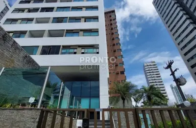 Apartamento com excelente localização no bairro da madalena, com vista definida para o rio capibaribe e com 62,40m² de área útil.