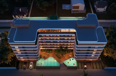 Oportunidade em carneiros – flat com varanda e lazer de resort!