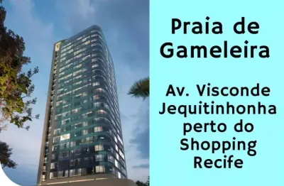Excelente repasse de flat localizado em boa viagem, com 30,56m² de área útil.
