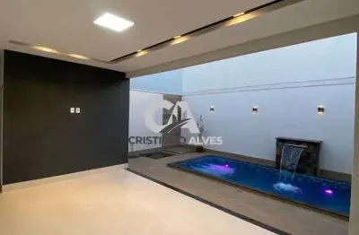 Casa a venda vila alzira 03 quartos com piscina localização privilegiada do setor, a 3km do buriti shopping. e fácil acesso a principal via, br153! essa casa tem um projeto