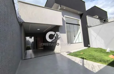 Casa à venda  com piscina com 03 quartos setor vila oliveira aparecida de goiânia, todas no porcelanato , exatamente localização , próxima de avenidas