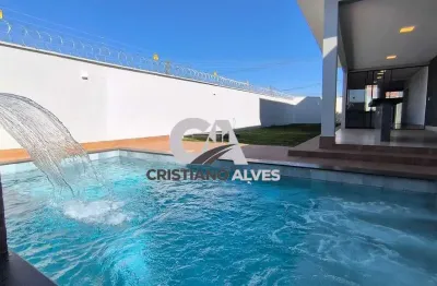 Oportunidade casa de alto padrão sozinha no lote setor vila mariana, aparecida de goiânia, ótima localização,conforto, espaço e sofisticação!