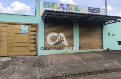 Casa sozinha no lote usada a venda 03 quartos, setor cidade vera cruz em goiânia, ótima localização, avenidas, supermercado,