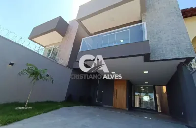 Sobrado à venda com 03 suites, jardim américa  goiânia,sala com direito alto, todas no porcelanato, ótima localização próximo avenida t63