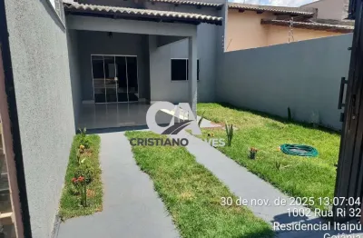 Oportunidade casa a venda  setor residencial itaipu em goiânia,ótima localização supermercado