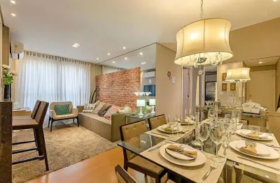 Apartamento a venda com 2 dormitorios no bairro, barigui, curitiba - pr pxoximo a escola inter.